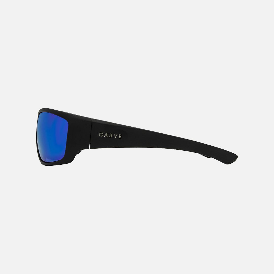 Carve Moray Matt Black Frame Grey Lens With Blue Iridium
