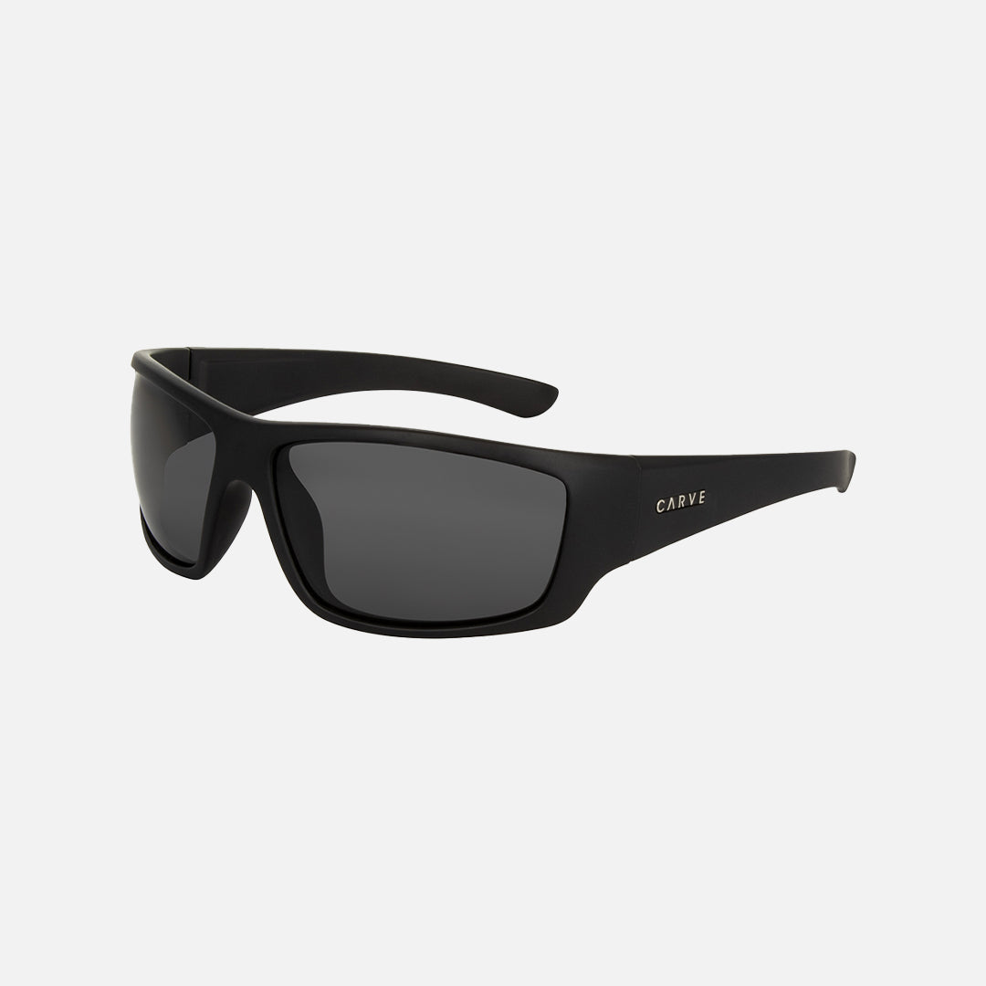 Carve Moray Matt Black Frame With Grey Polarized Lens