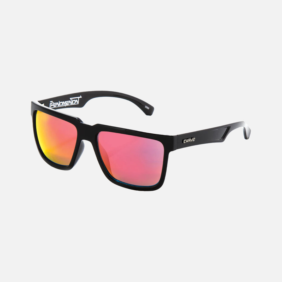 Carve Phenomenon Iridium Gloss Black Frame Sunglasses