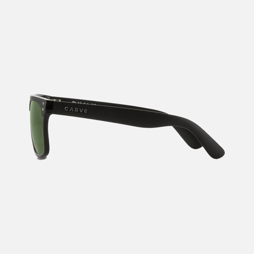 Carve Rivals Combination Gloss And Matt Black Frame With Green Polarized Lens