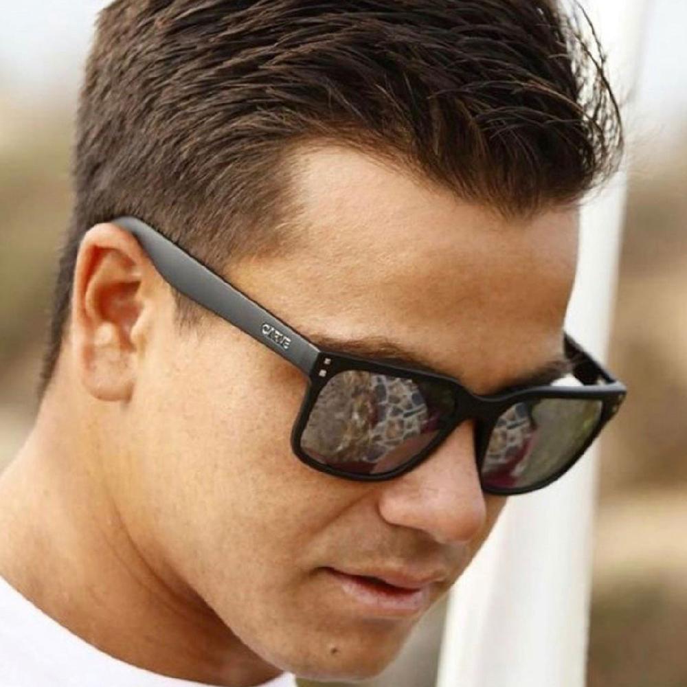 Carve Rivals Matt Black Frame Grey Injected Polarized Lens With Silver Iridium