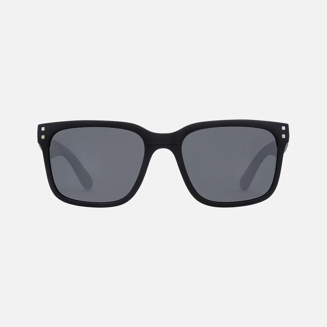 carve Rivals Matt Black Frame Grey Injected Polarized Lens with Silver Iridium
