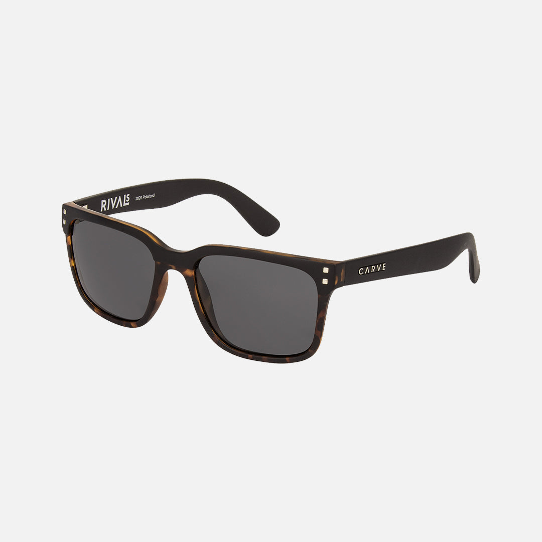 Carve Rivals Matt Black Tort Frame With Grey Polarized Lens