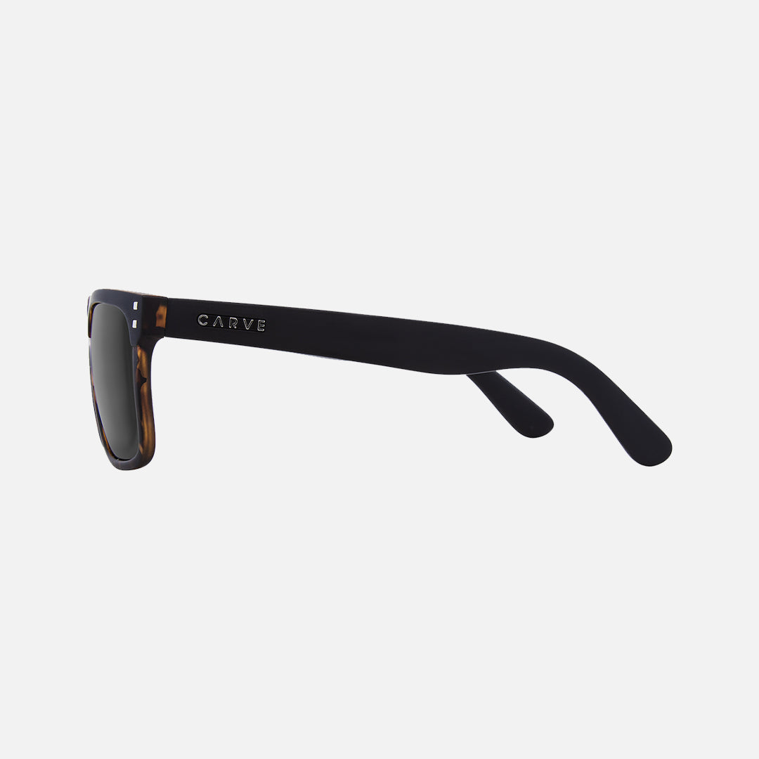 Carve Rivals Matt Black Tort Frame With Grey Polarized Lens