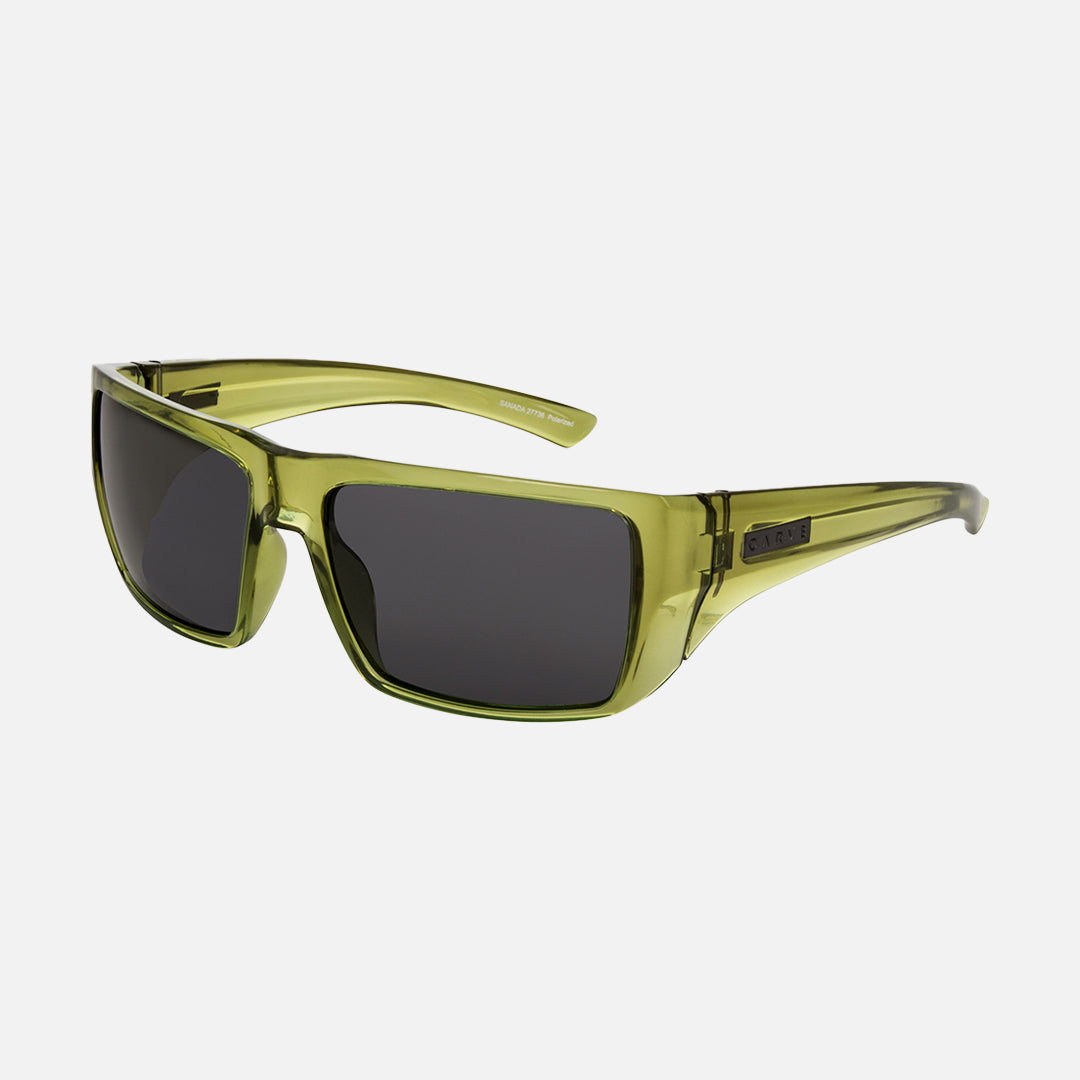 Carve Sanada Gloss Crystal Chartreuse Frame With Grey Polarized Lens