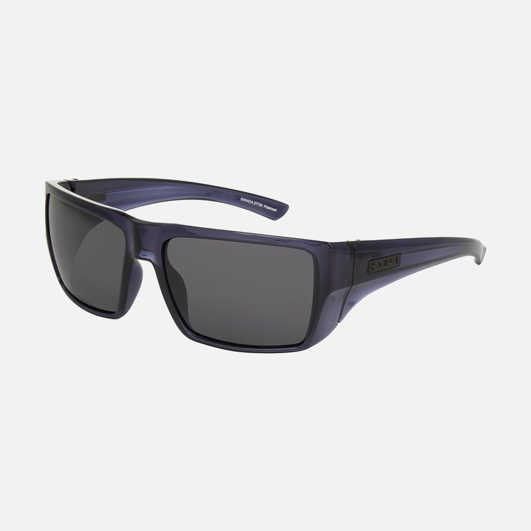 Carve Sanada Gloss Crystal Denim Blue Frame With Grey Polarized Lens