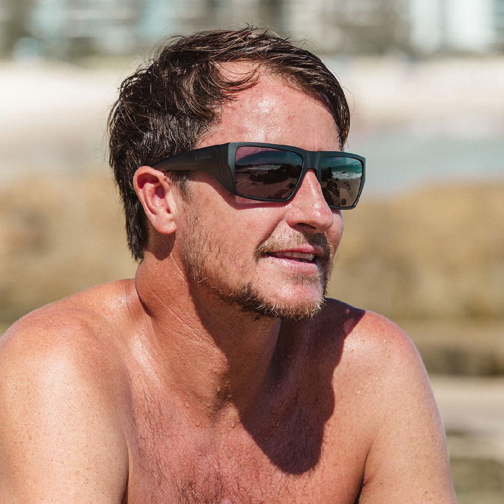 Carve Sanada Matt Black Frame With Grey Polarized Lens