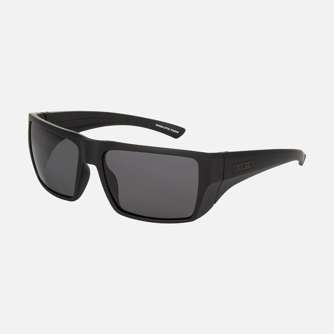 Carve Sanada Matt Black Frame With Grey Polarized Lens