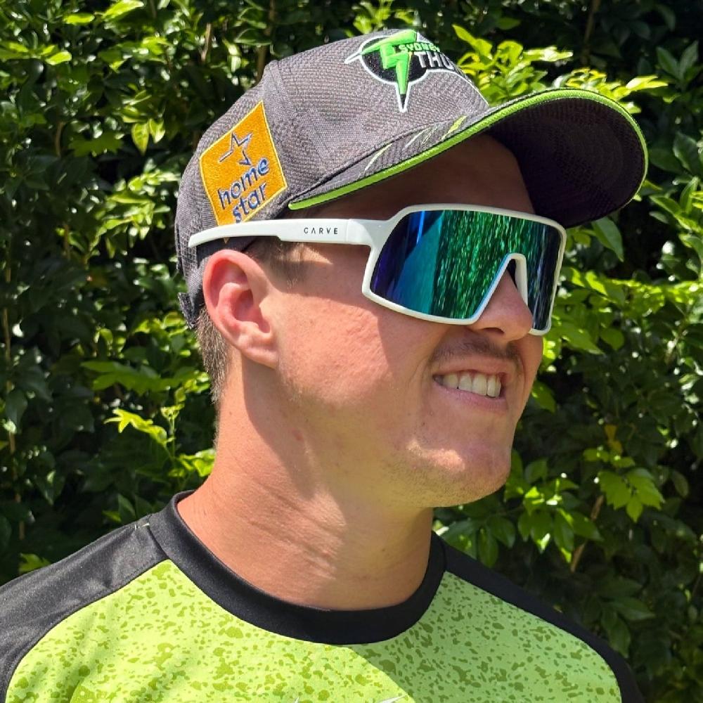 Carve Sierra Gloss White Frame Grey Lens With Blue Iridium