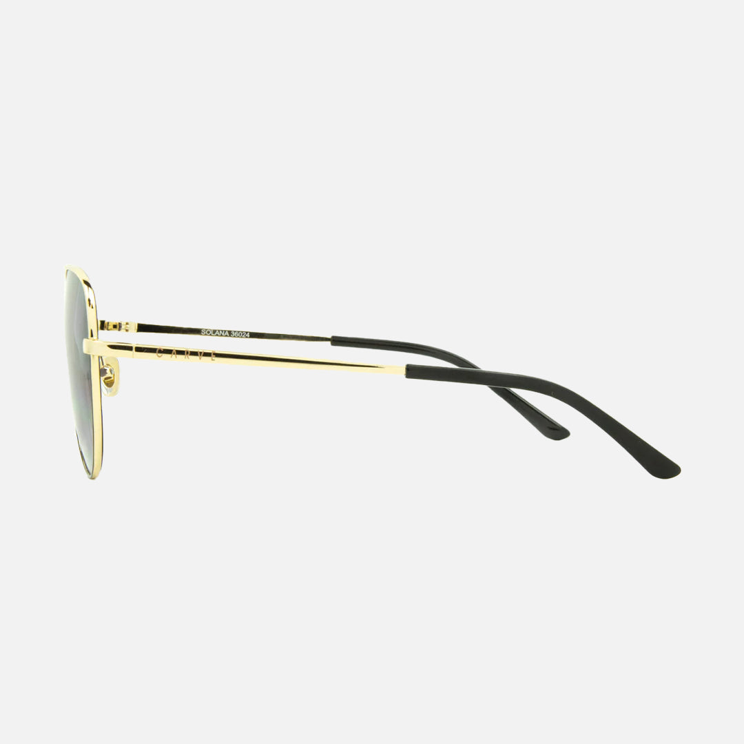 Carve Solana Gloss Gold/Black Metal Gradient Grey Lens