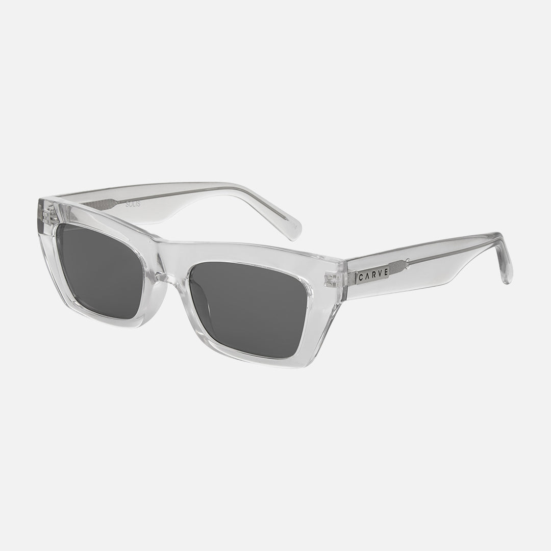 Carve Solis Gloss Crystal Clear Frame With Grey Lens