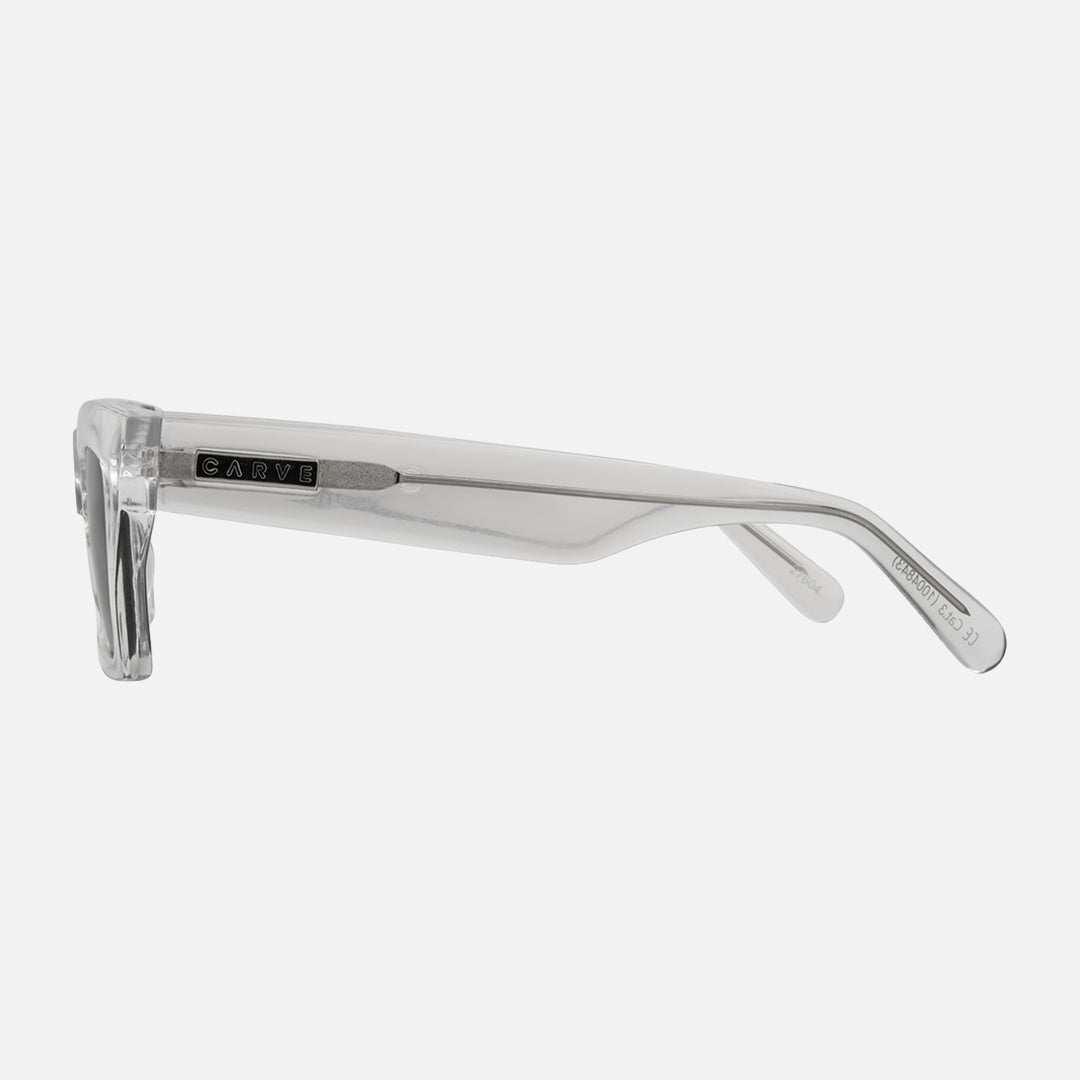 Carve Solis Gloss Crystal Clear Frame With Grey Lens