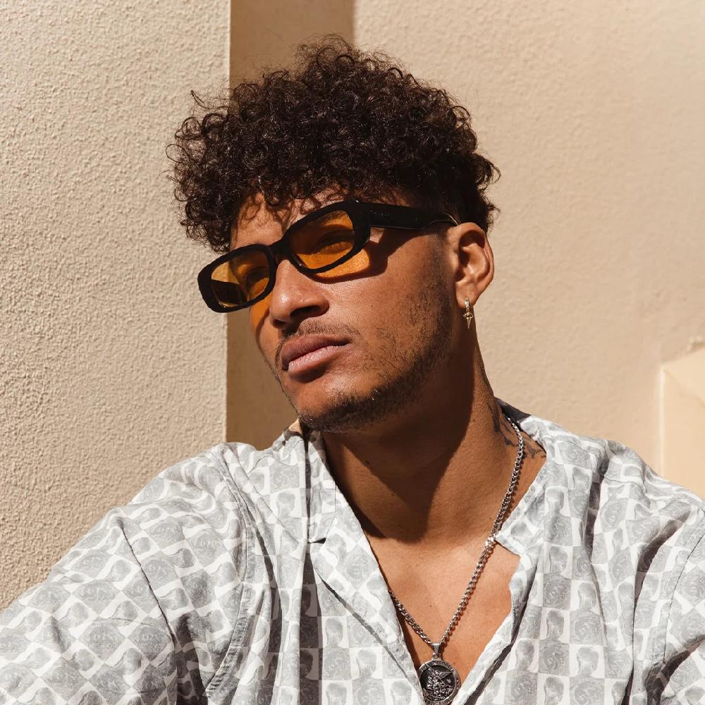 Carve Status Gloss Black Frame With Peach Tint Lens