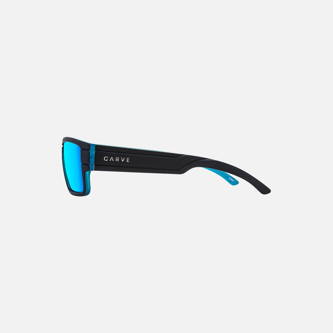 Carve Sublime Jr Iridium Matt Black / Crystal Blue Frame Sunglasses