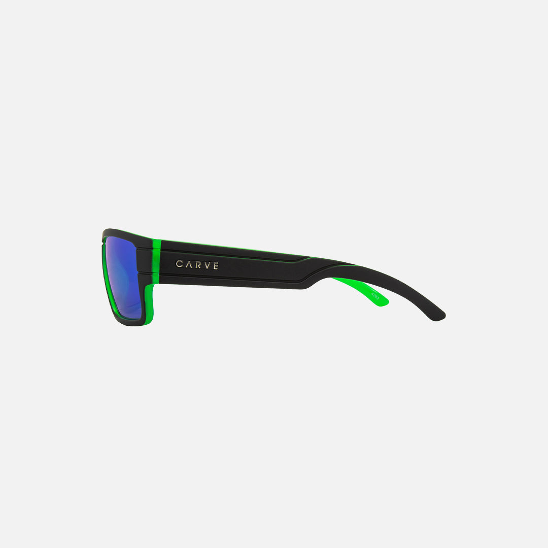 Carve Sublime Jr Matt Black Lime Frame Grey Lime Iridium Lens