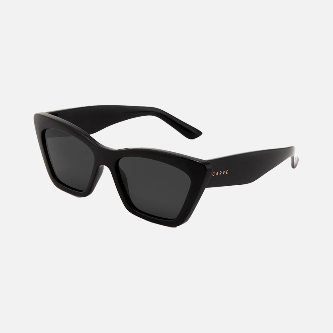 Carve Tahoe Gloss Black Frame With Dark Grey Polarized Lens