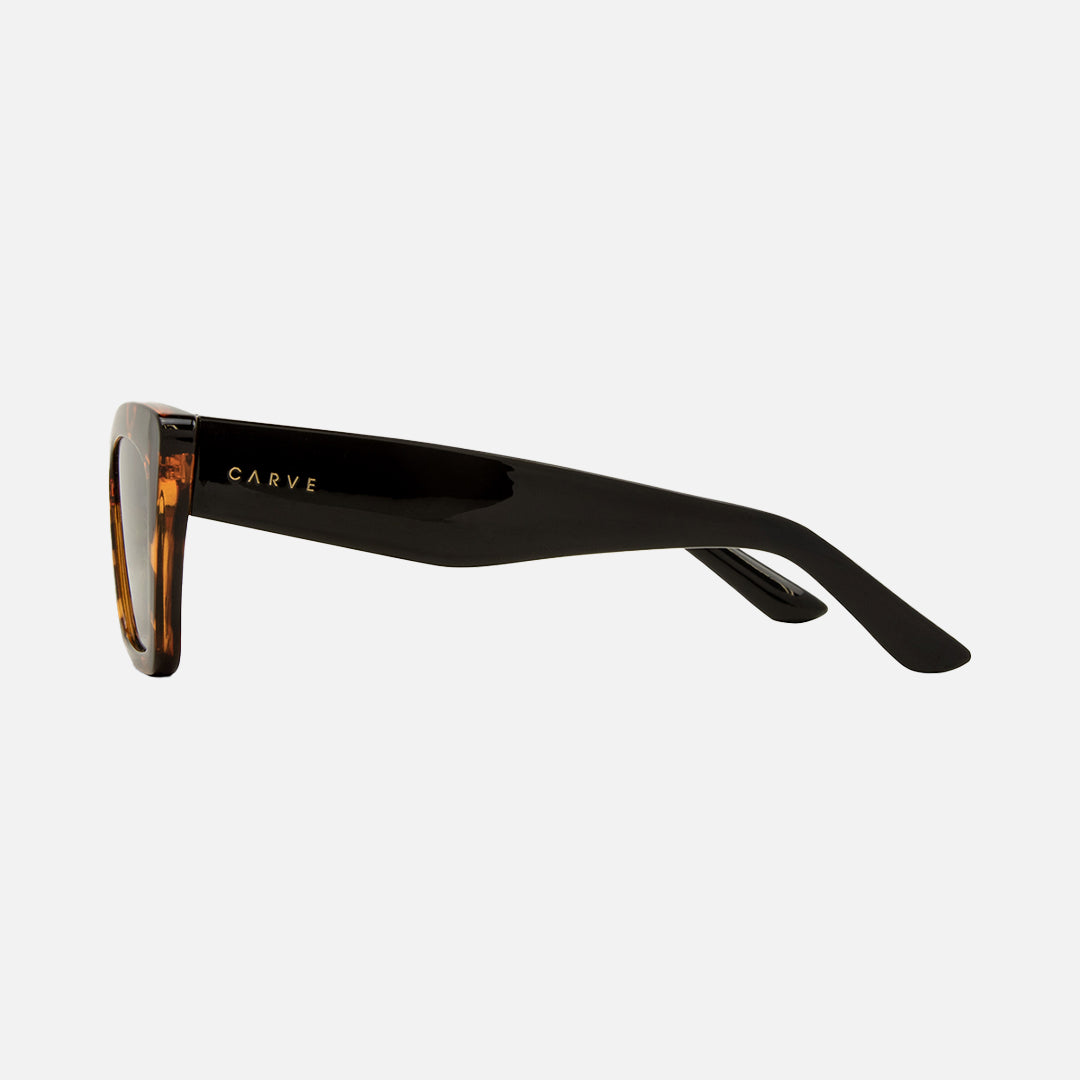 Carve Tahoe Gloss Tort Frame With Black Temple And Grey Lens
