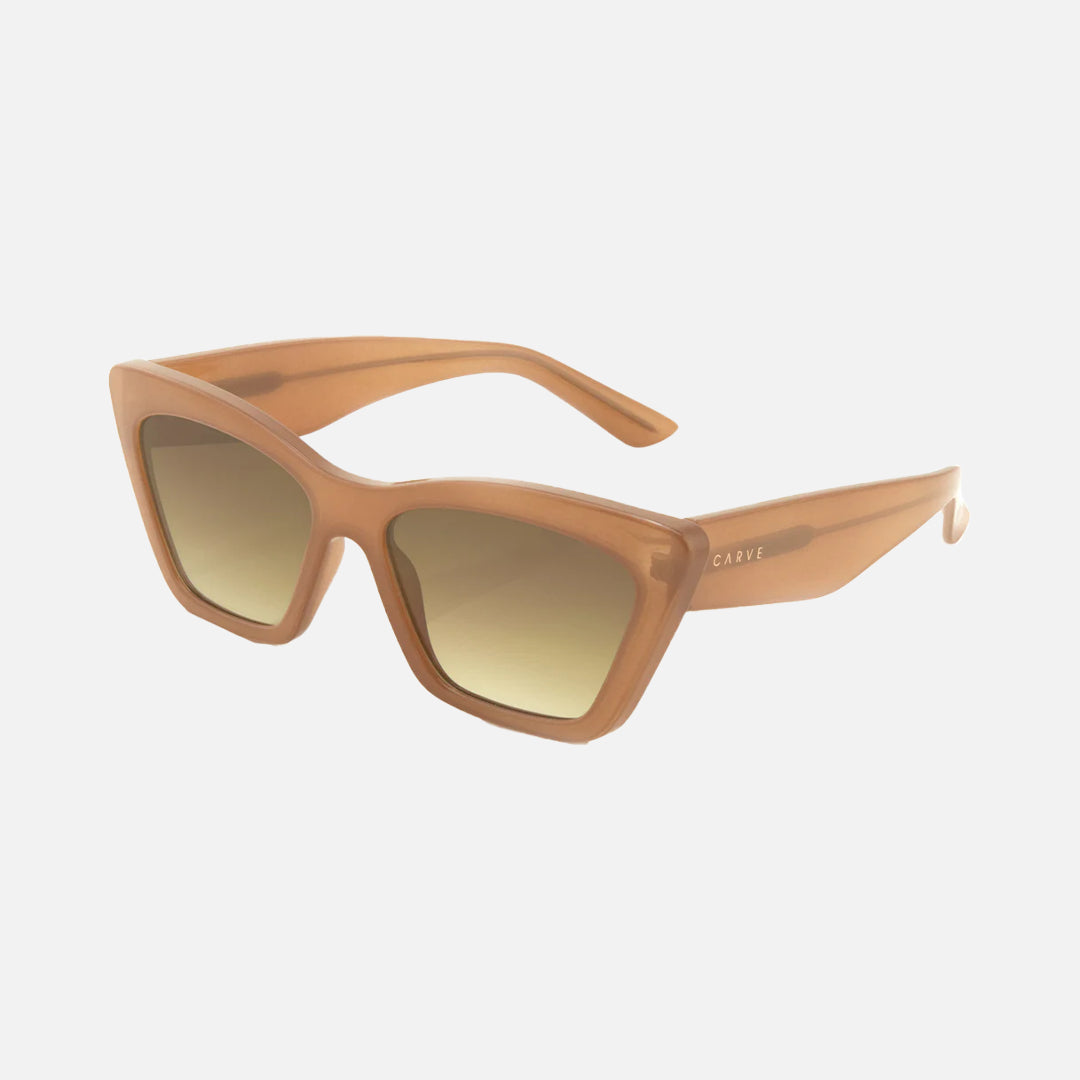Carve Tahoe Gloss Translucent Nude Frame With Gradient Brown Lens