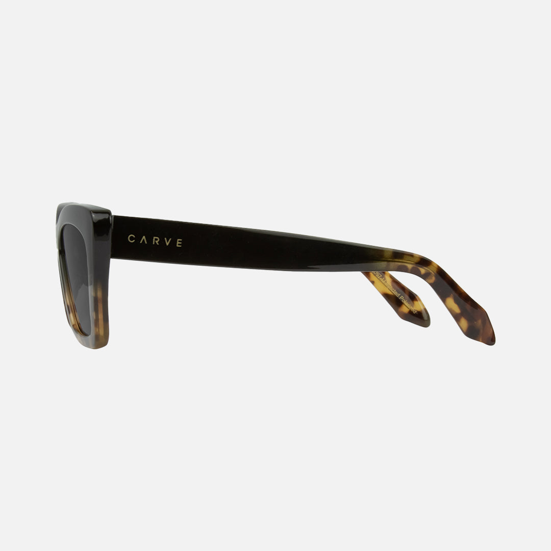 Carve Tahoe II Alyssa Spencer Gloss Black Tort Frame With Grey Polarised Lens