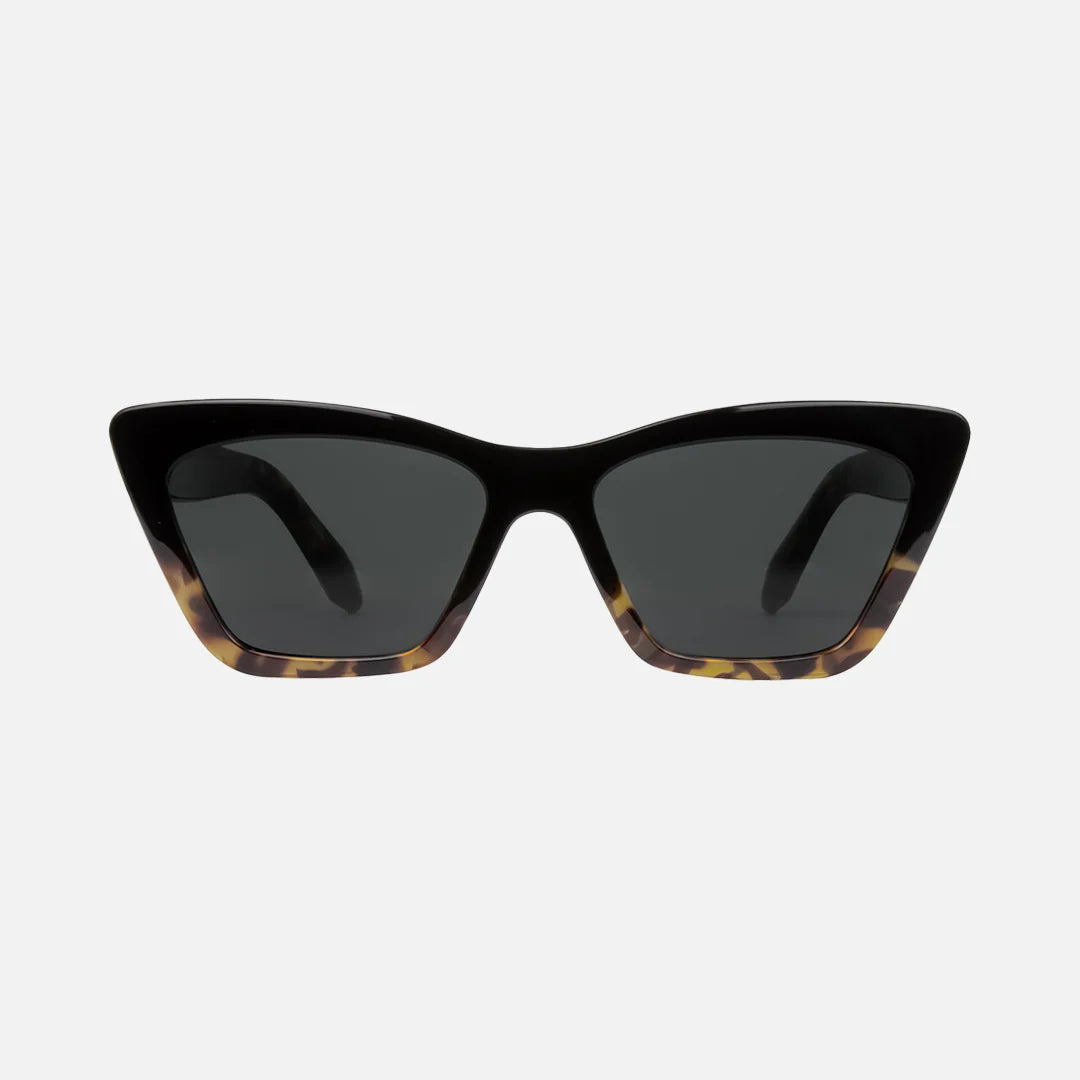 carve Tahoe II Alyssa Spencer Gloss Black Tort Frame with Grey Polarised Lens