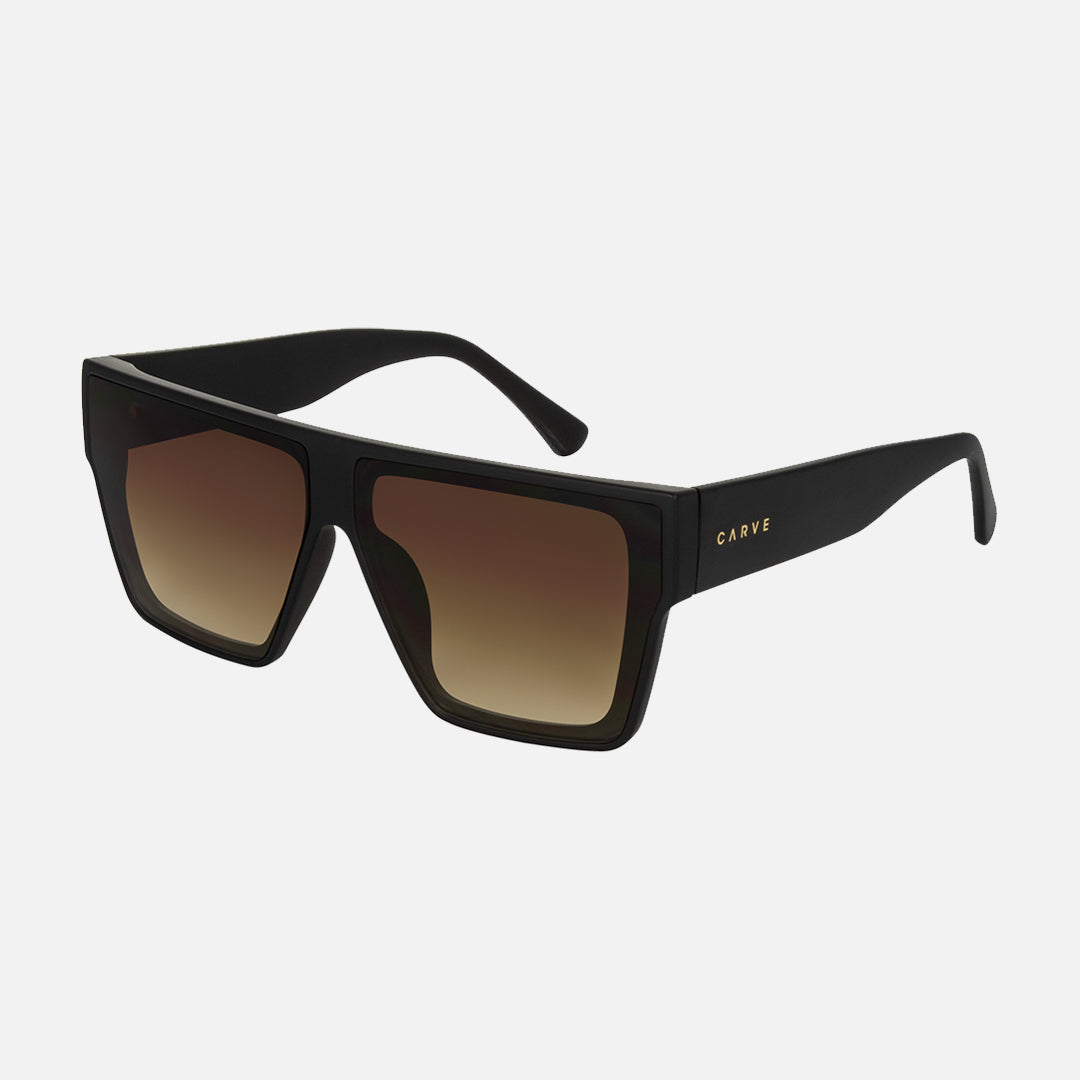 Carve The Saint Matt Black Frame With Brown Gradient Lens