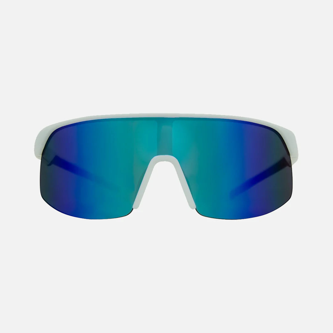 carve Velocity Gloss White Frame Grey Lens with Blue Iridium