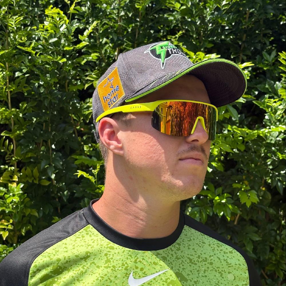 Carve Velocity Matt Fluro Yellow Frame Grey Red Iridium Lens