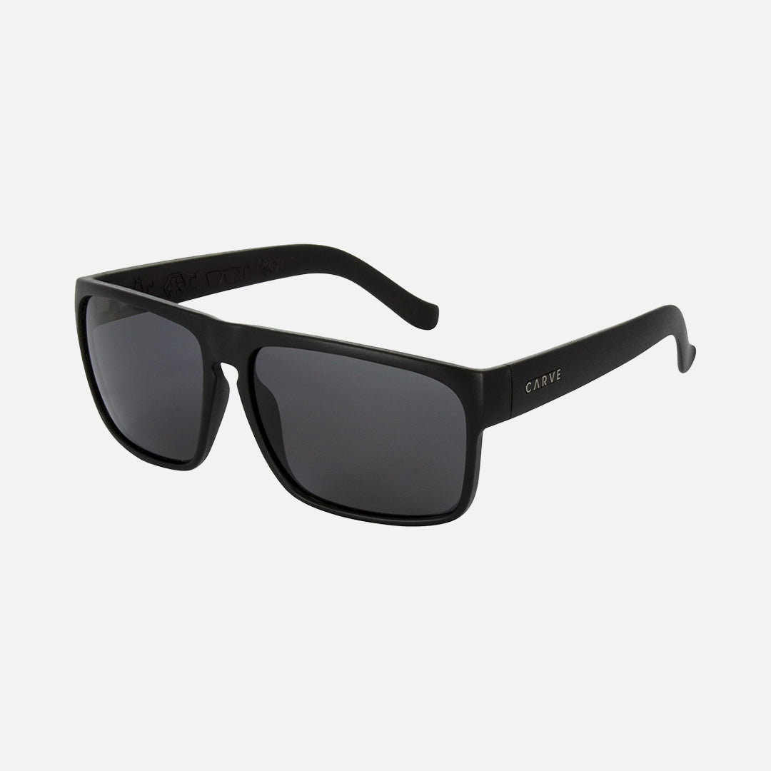 Carve Vendetta Matt Black Recycled Frame Gray Polarized Lens