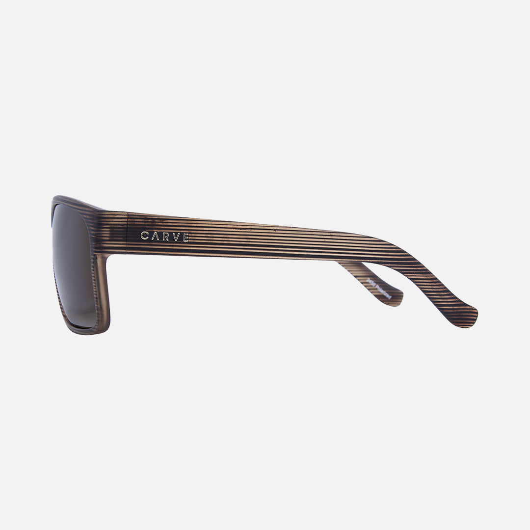 Carve Vendetta Matt Brown Translucent Streak Frame Brown Polarized Lens