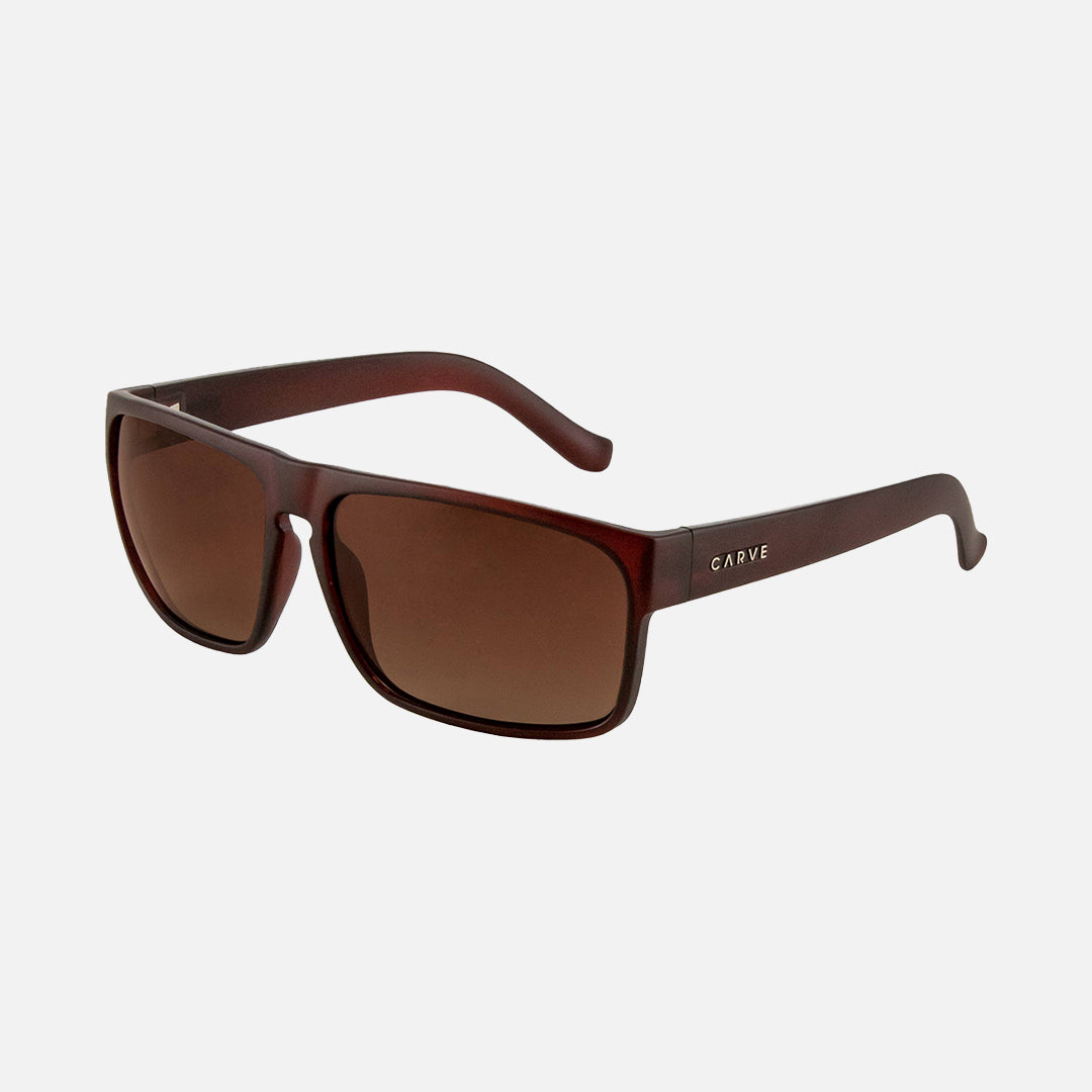 Carve Vendetta Matt Translucent Brick Recycled Frame Brown Polarized Lens