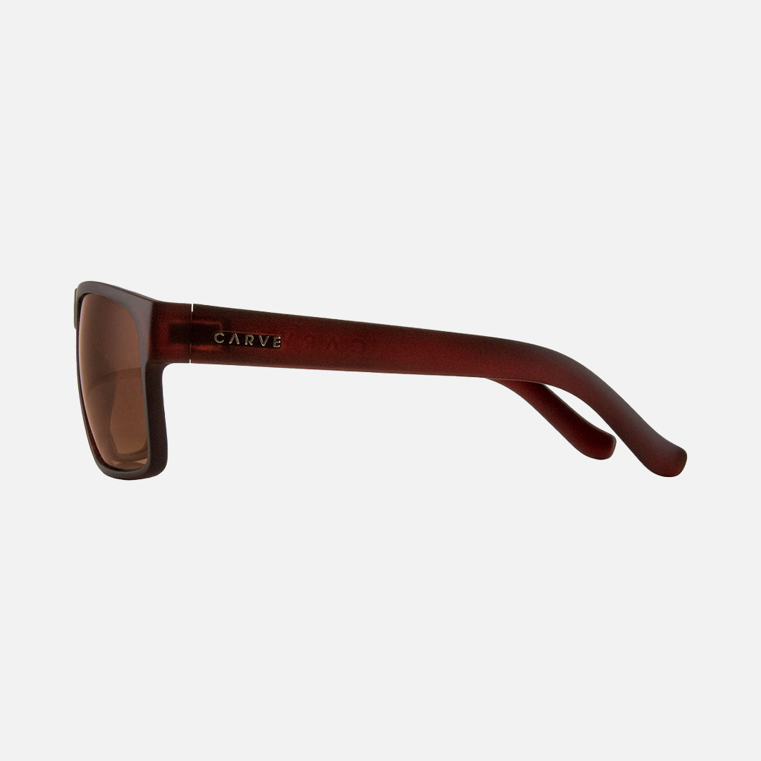 Carve Vendetta Matt Translucent Brick Recycled Frame Brown Polarized Lens