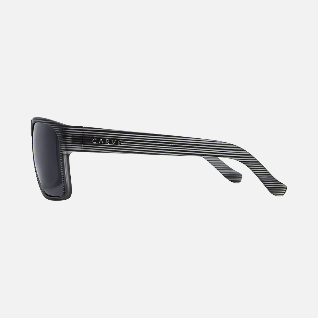 Carve Vendetta Matte Gray Translucent Streak Frame Gray Polarized Lens