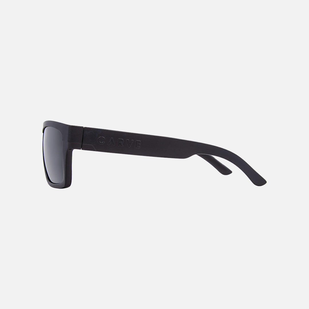 Carve Volley Floating Matt Black Frame With Grey Injected Polarized Hydrophobic Lens