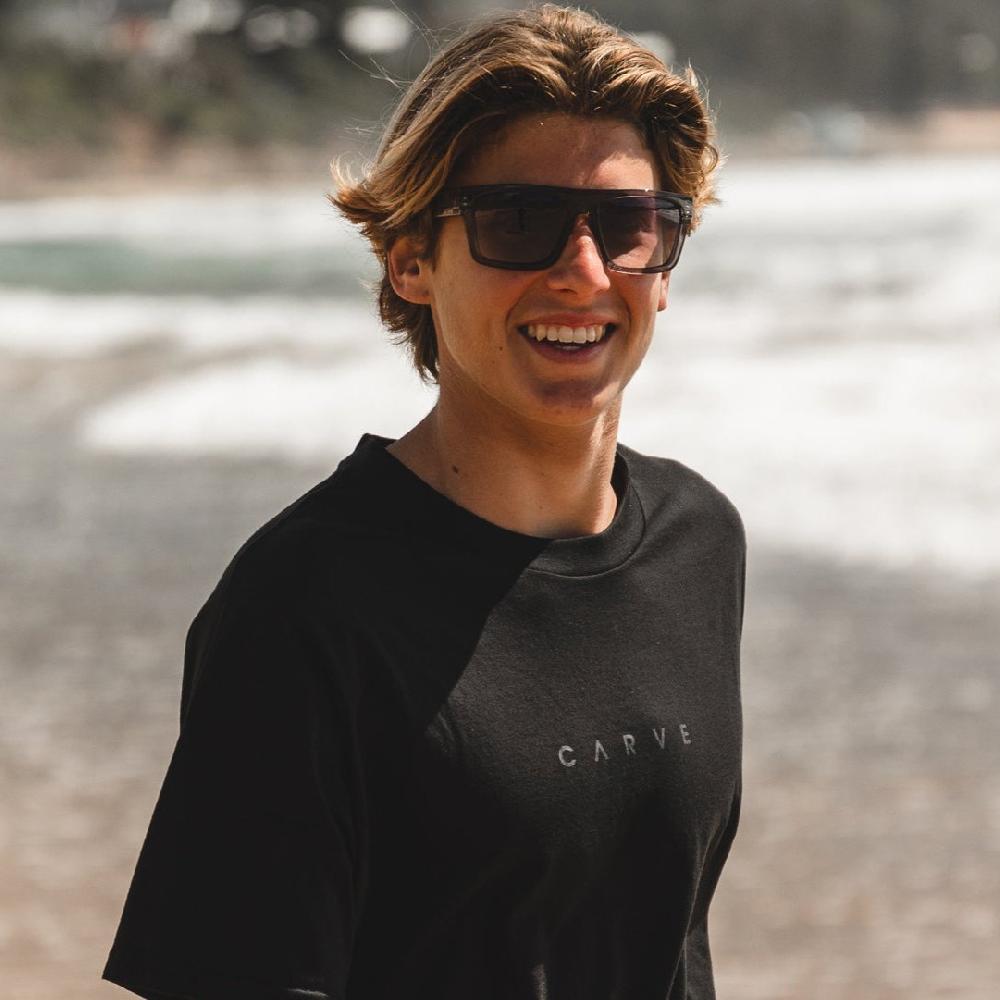 Carve Volley Recycled Gloss Crystal Smoke Frame Grey Gradient Polarized Lens