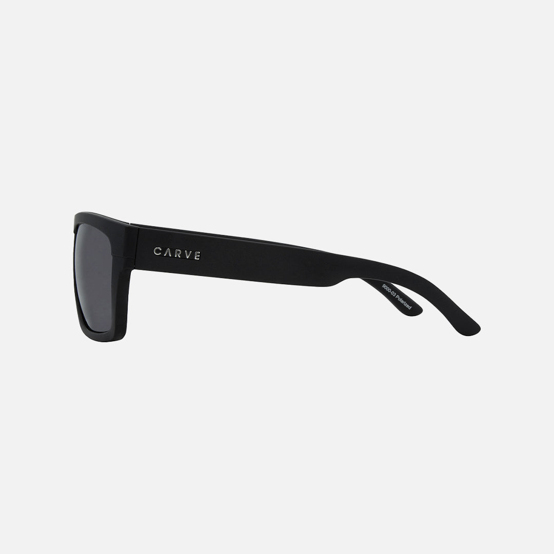 Carve Volley Recycled Matt Black Grey Polarized Lens