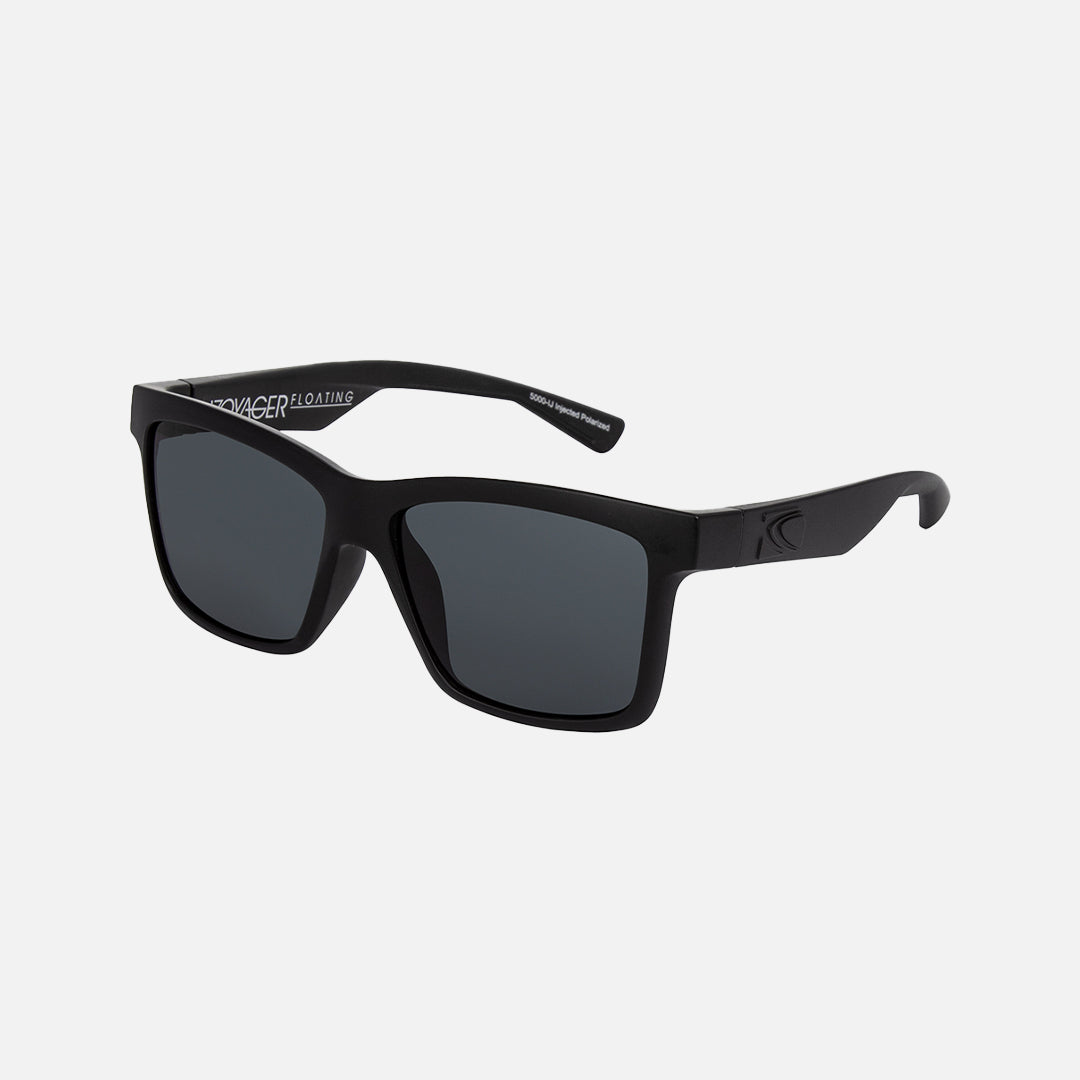 Carve Voyager Floating Matt Black Frame With Grey Injected Polarized Hydrophobic Lens