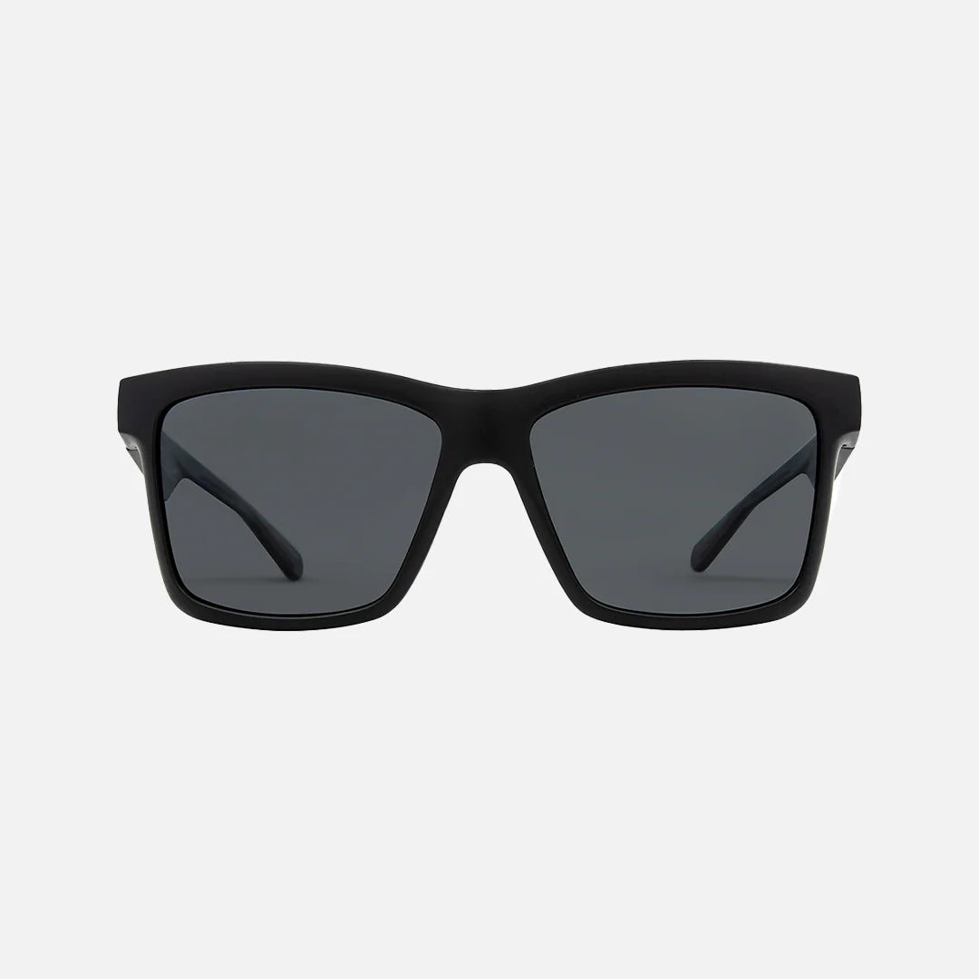 carve Voyager Floating Matt Black Frame with Grey Injected Polarized Hydrophobic Lens