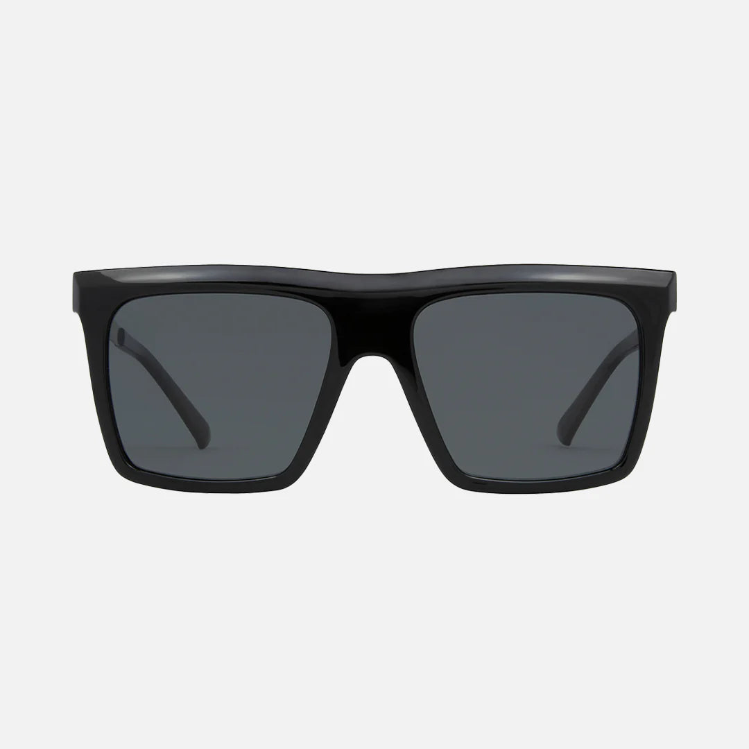 carve Yoshi Gloss Black Front with Gold Temple & Grey Polarized Lens