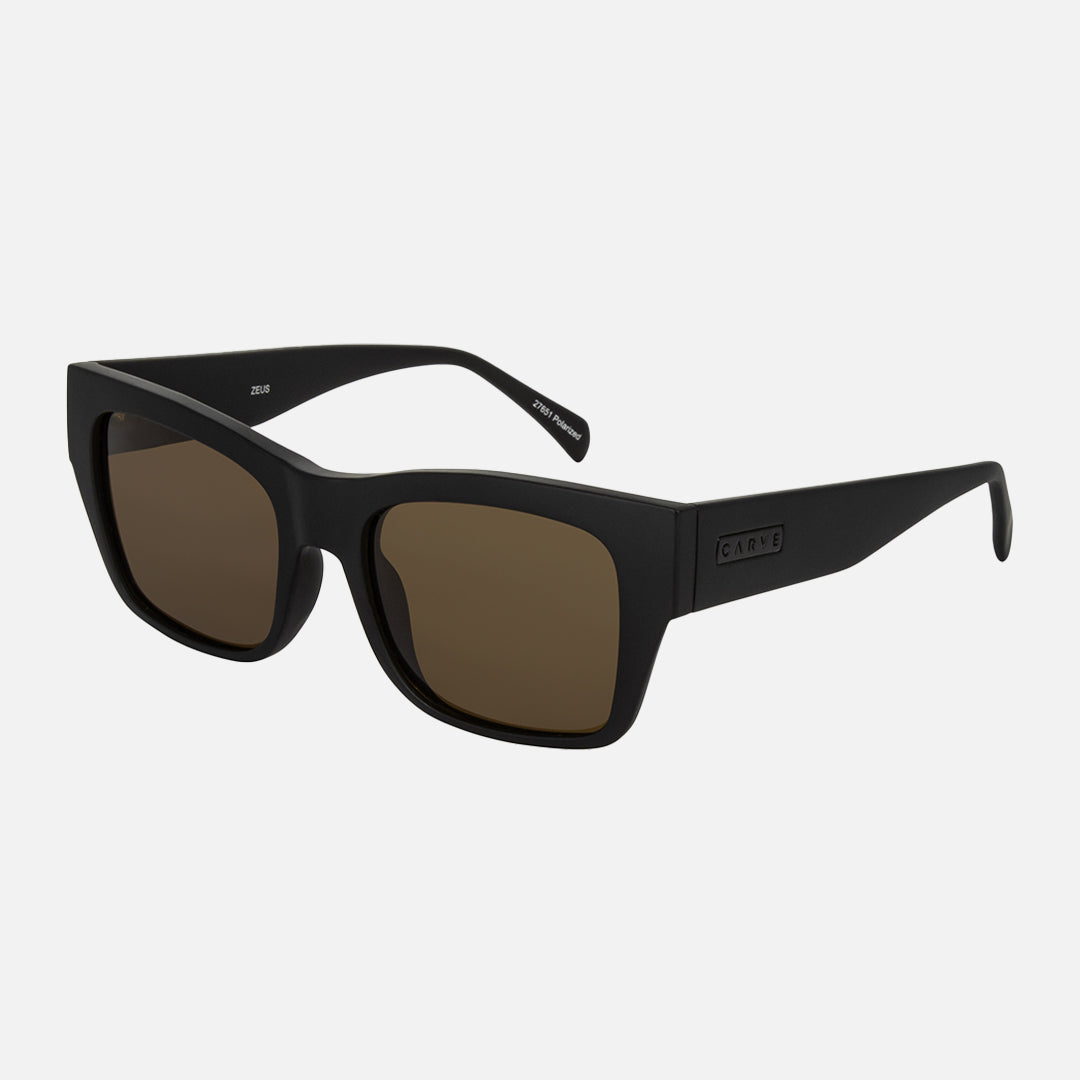 Carve Zeus Matt Black Frame With Bronze Polarized Lens