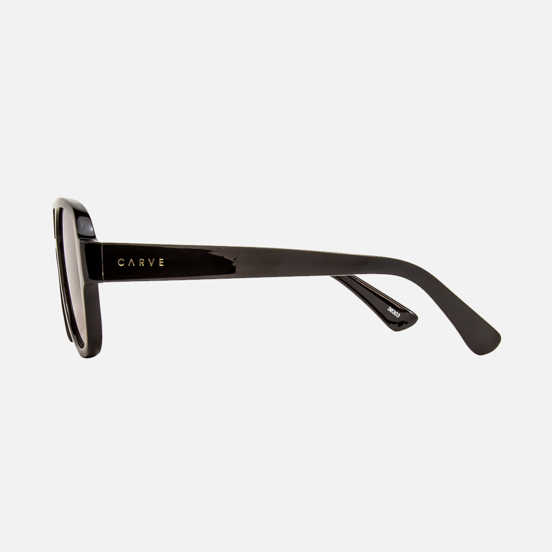 Carve Zion Gloss Black Frame With Orange Gradient Lens