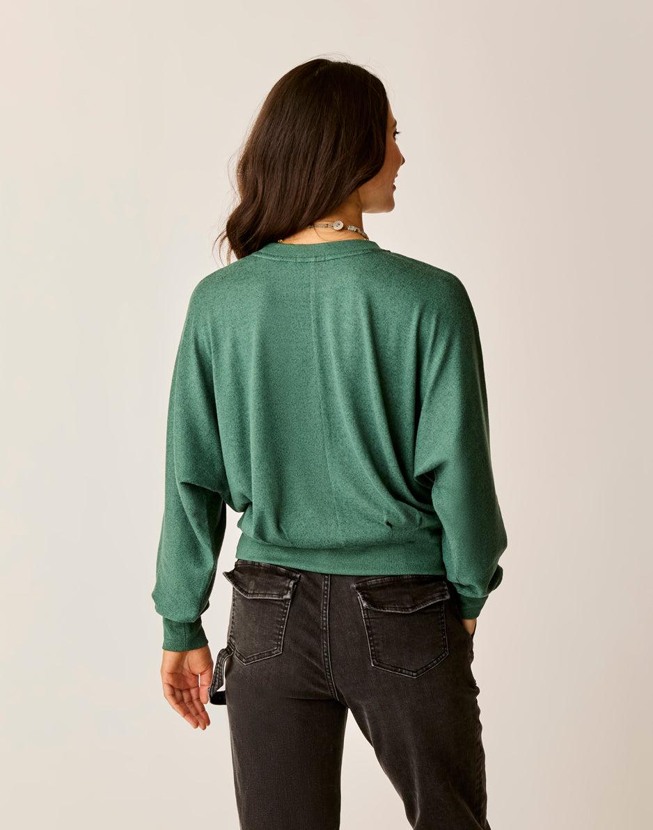 Carve Designs Anneke Supersoft Dolman: Bistro Heather