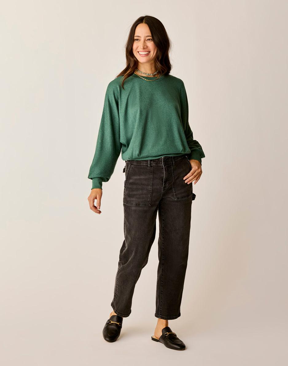 Carve Designs Anneke Supersoft Dolman: Bistro Heather