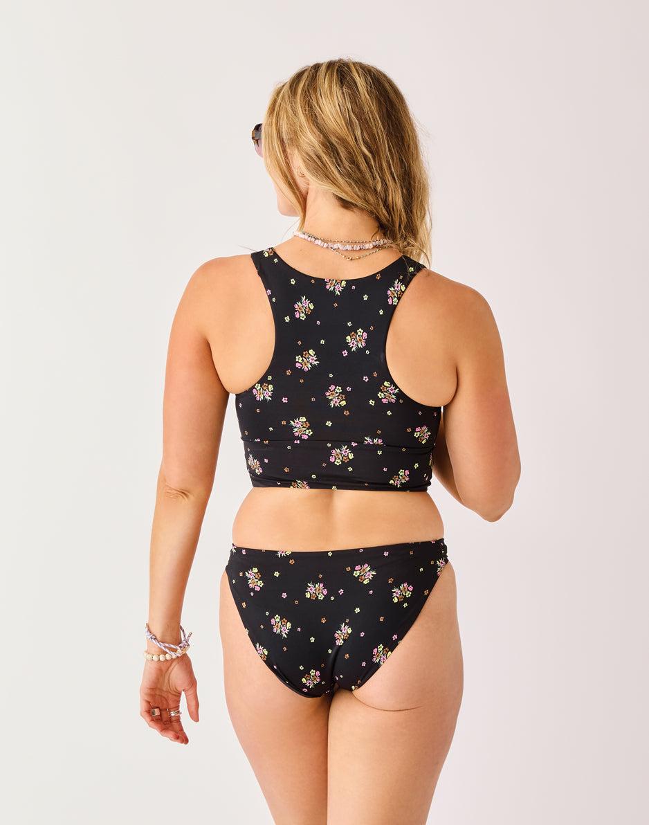 Carve Designs Cardiff Reversible Bottom: Black Floret/Black