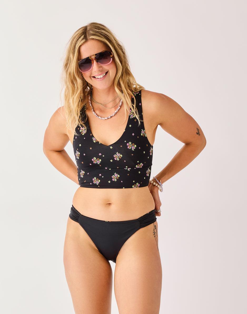 carve designs Cardiff Reversible Bottom: Black Floret/Black