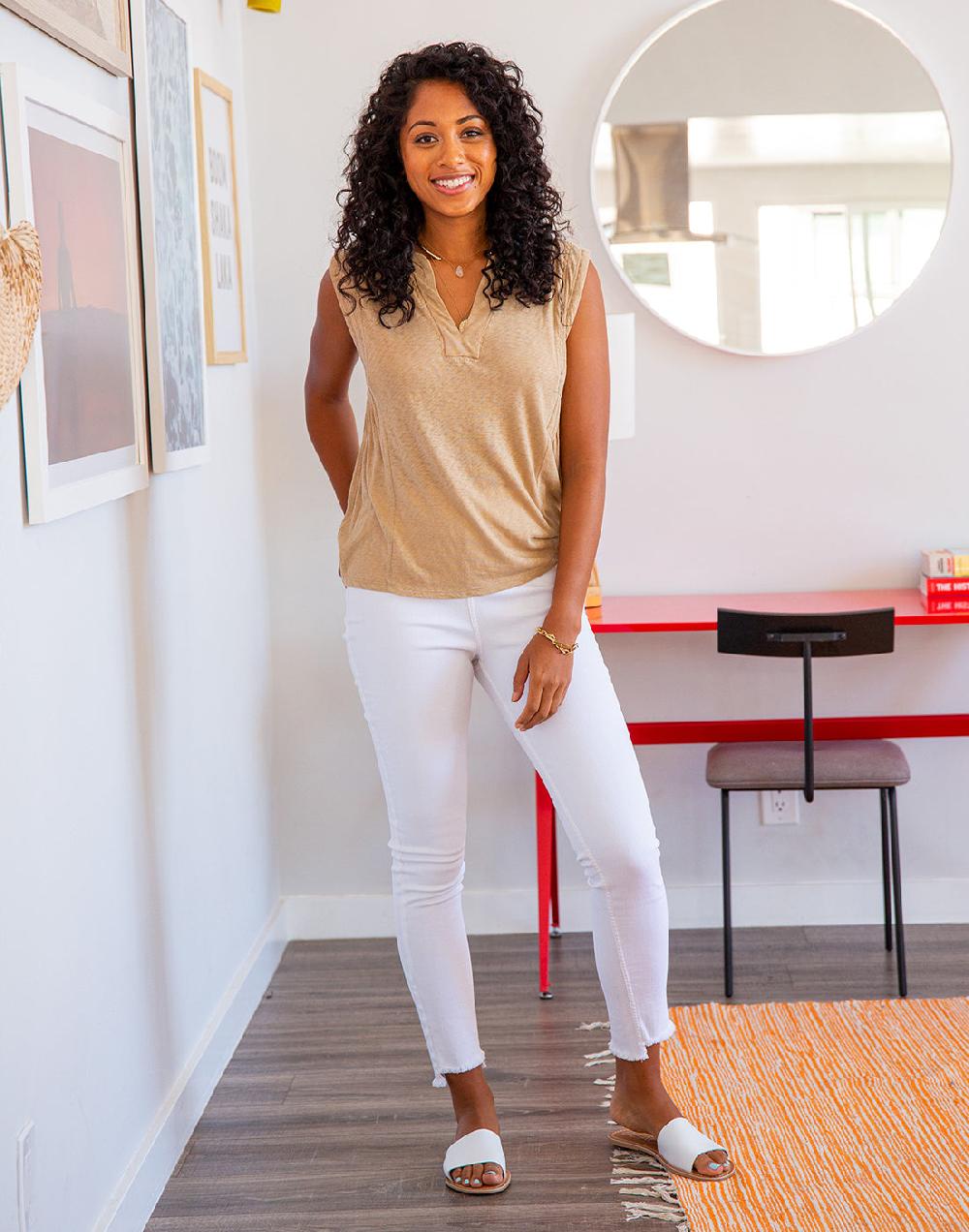 carve designs Alma Jean: White