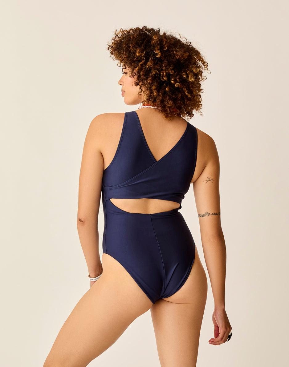 Carve Designs Arden Compression One Piece: Navy