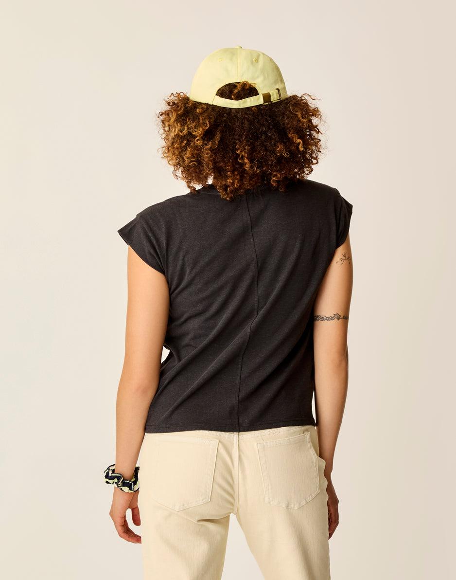 Carve Designs Astrid Hemp Tee: Black