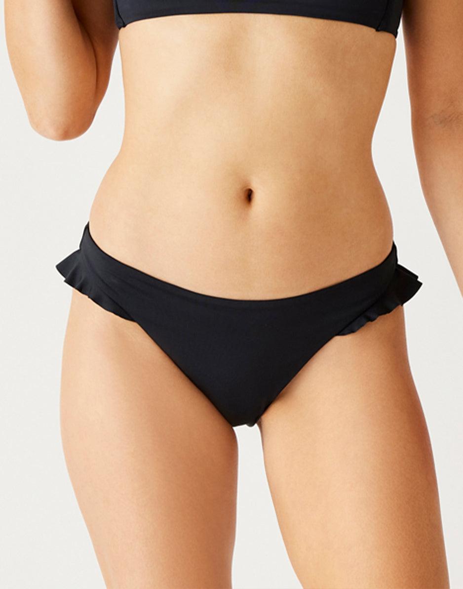 Carve Designs Bev Ruffle Bottom: Black