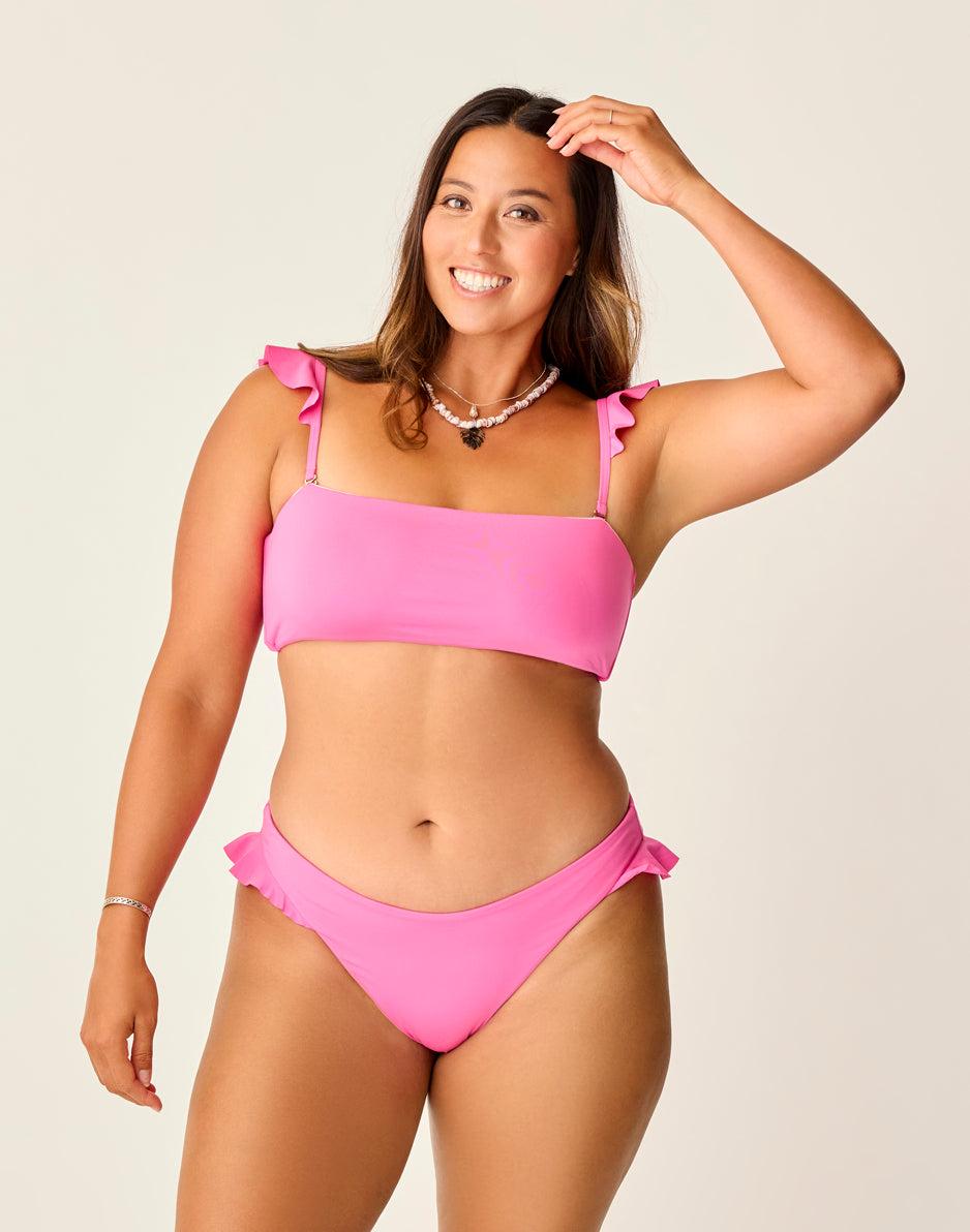 carve designs Bev Ruffle Bottom: Hot Pink