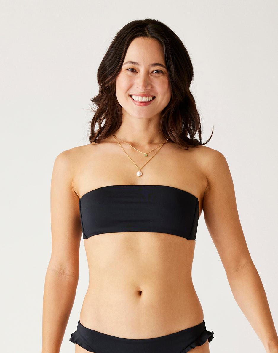 Carve Designs Bev Ruffle Top: Black